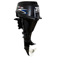20HP PARSUN OUTBOARD Forward Control / Short Shaft / EFI (Electronic Fuel Injection) 4-Stroke MOTOR + Electric Start Water Cooled Quite 2YR WARRANTY image