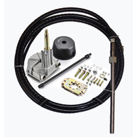 BOAT STEERING KIT ✱ 19FT / 5.79m ✱ Cable Helm Bezel Multiflex Teleflex Morse Compatible image
