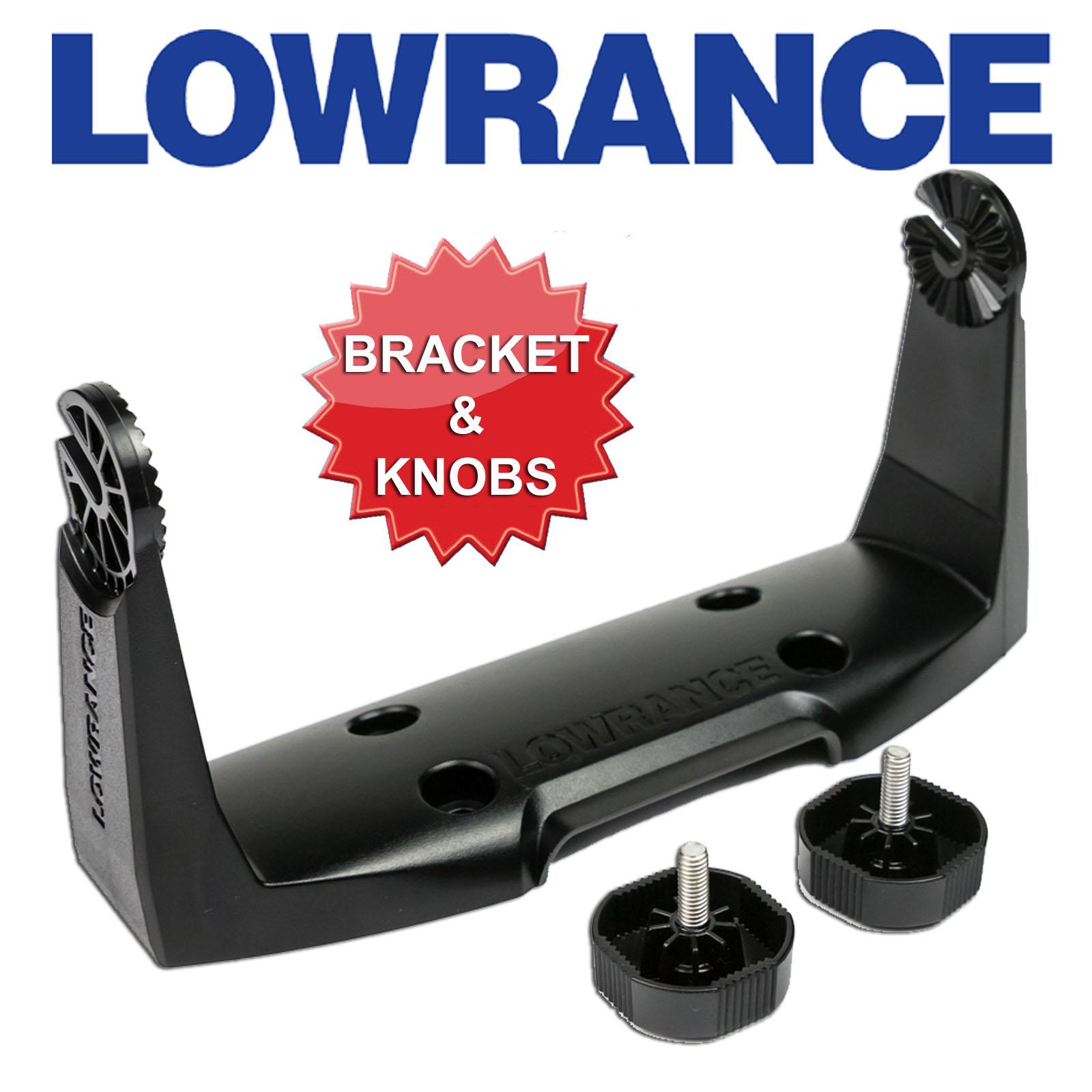 Lowrance Elite7 Hook2 7 HDS7 Gen 2 Touch Gen 3 Replacement Mounting Bracket  with Knobs Part#: 000-11