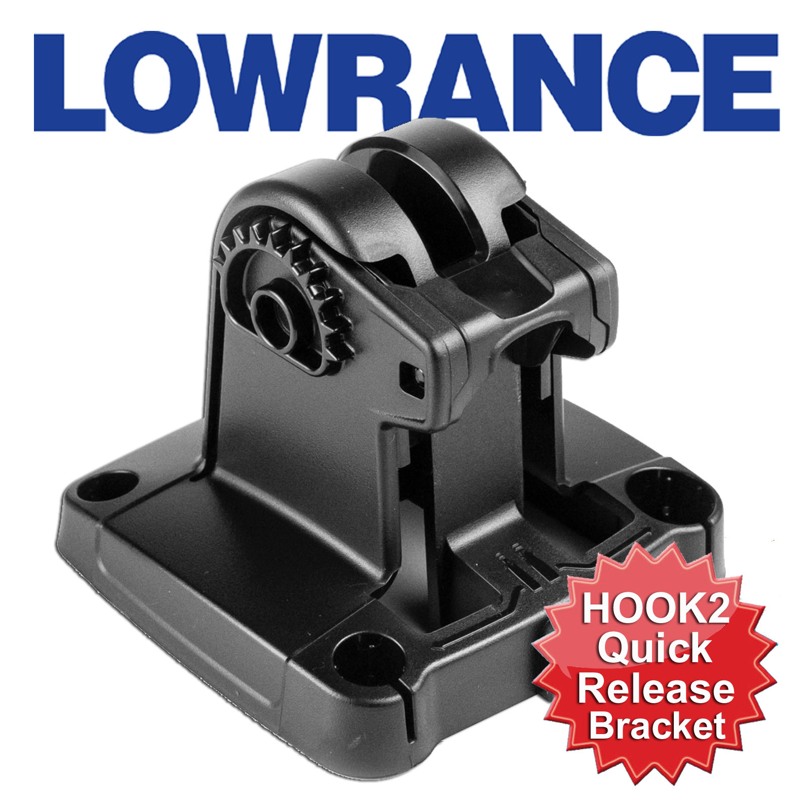 Lowrance Hook2 4X, 4, 5X, 5 & Reveal 5 Models Quick Release Dash Mounting  Bracket Part#: 000-14170-0