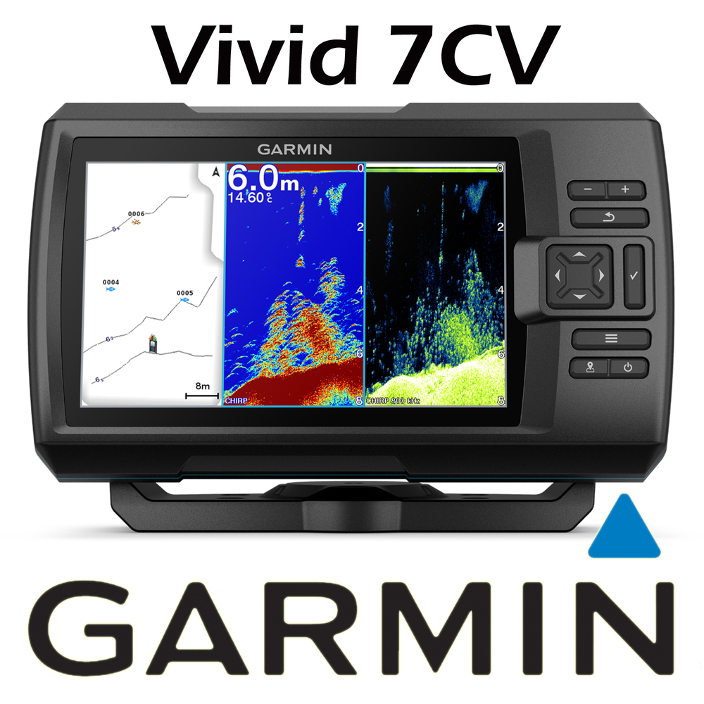 Garmin Striker Vivid 7CV with GT20-TM Transducer GPS Fish Finder