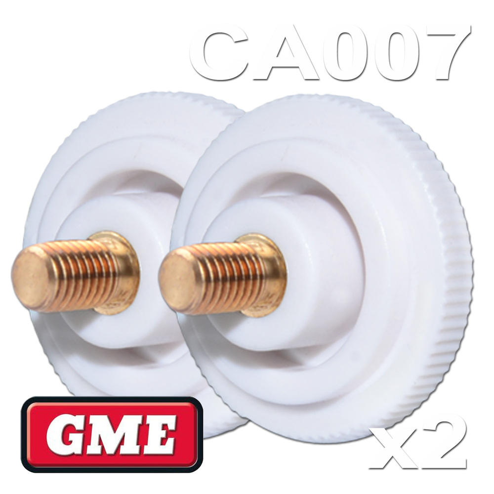 2 X GME CA007 GIMBAL KNOB WHITE GX300W GR200W GR300BTW GX300 Radio FREE