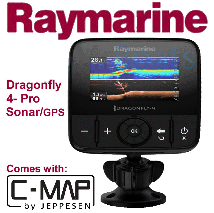 RAYMARINE DRAGONFLY 4 Pro C Map CARD Fishfinder Chartplotter CHIRP Combo 723193795880 eBay