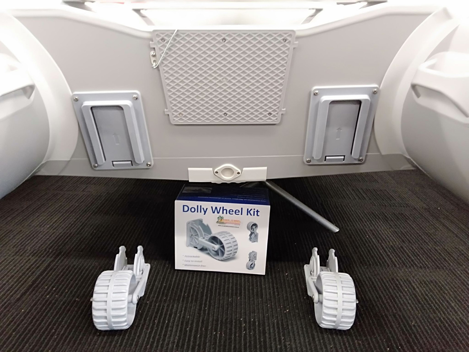 INFLATABLE BOAT WHEELS REMOVABLE Boat Tender Dinghy Dolly FREE POSTh eBay