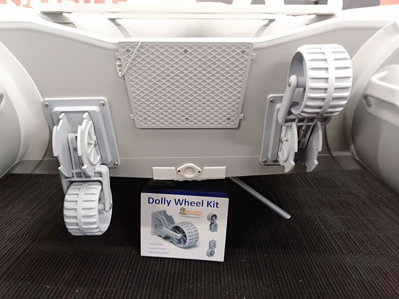 INFLATABLE BOAT WHEELS REMOVABLE Boat Tender Dinghy Dolly FREE POSTh eBay