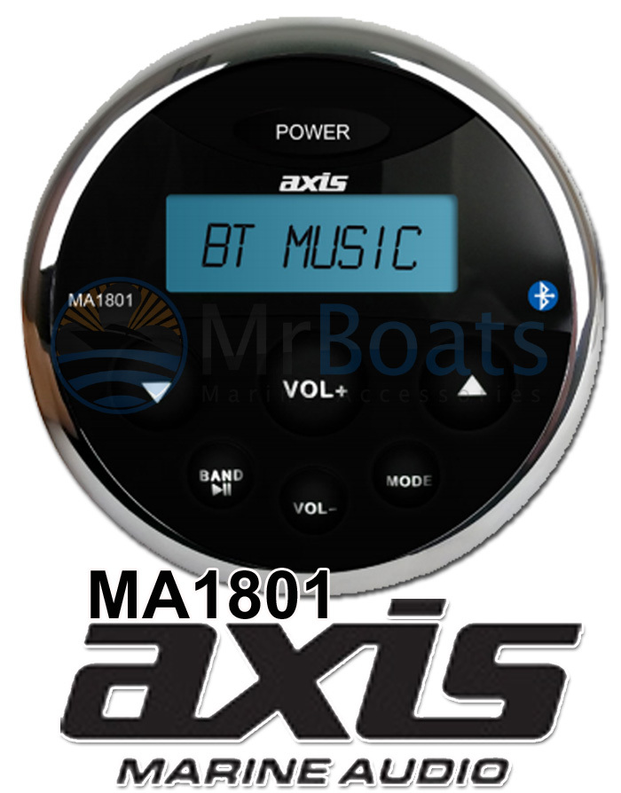 axis ma1801 bluetooth marine stereo radio