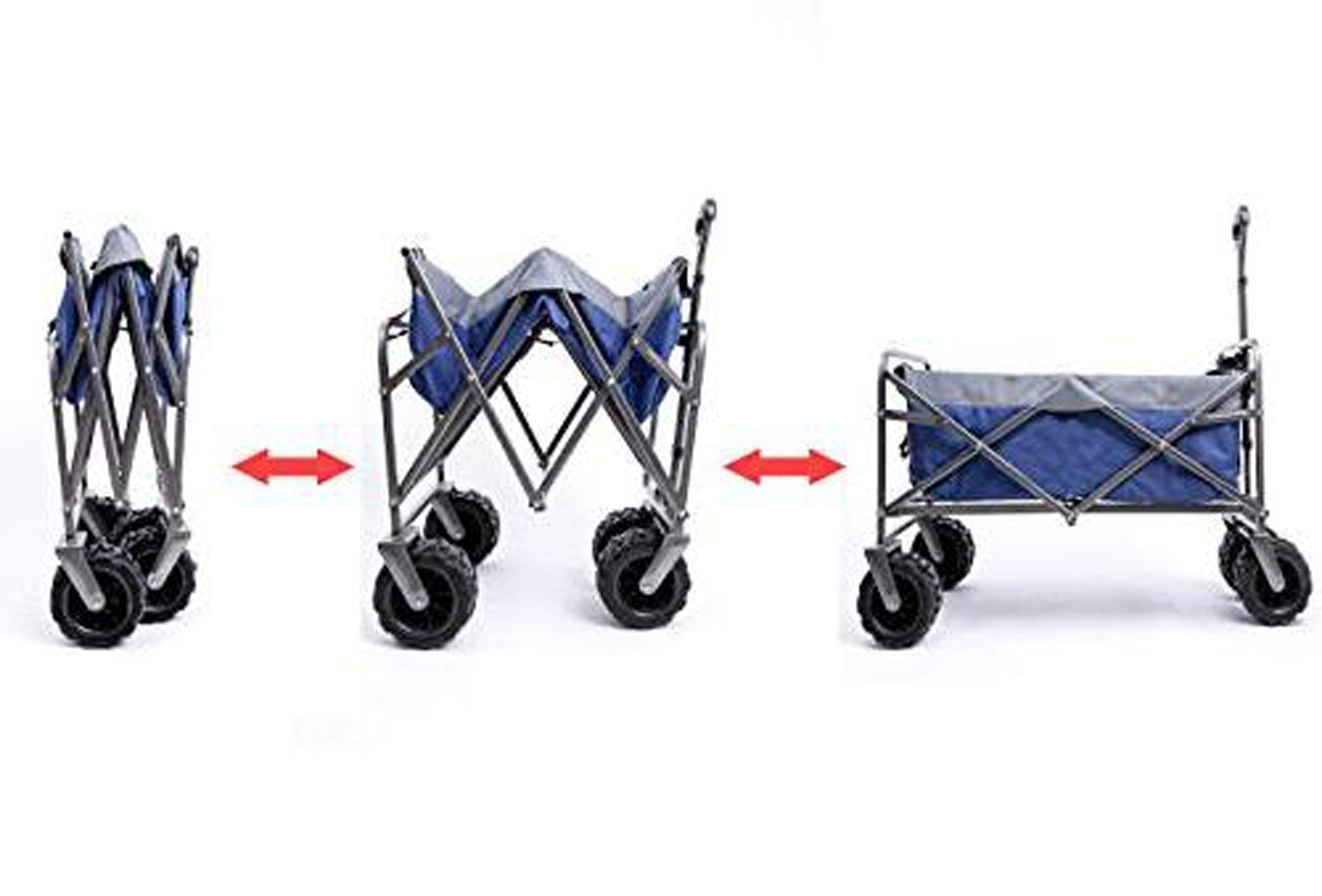 Essentials Handcart Garden Trolley Beach Trolley Foldable Transport Trolley Suitable for All Terrain Umi