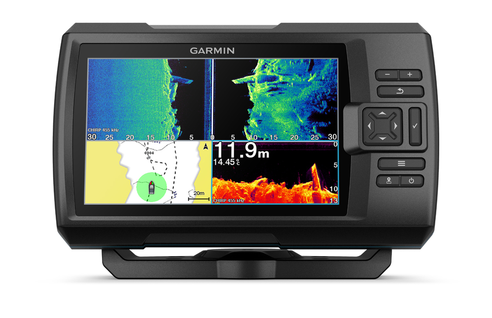 Garmin Striker Vivid 7SV Fishfinder GT52HWTM Transducer Built in