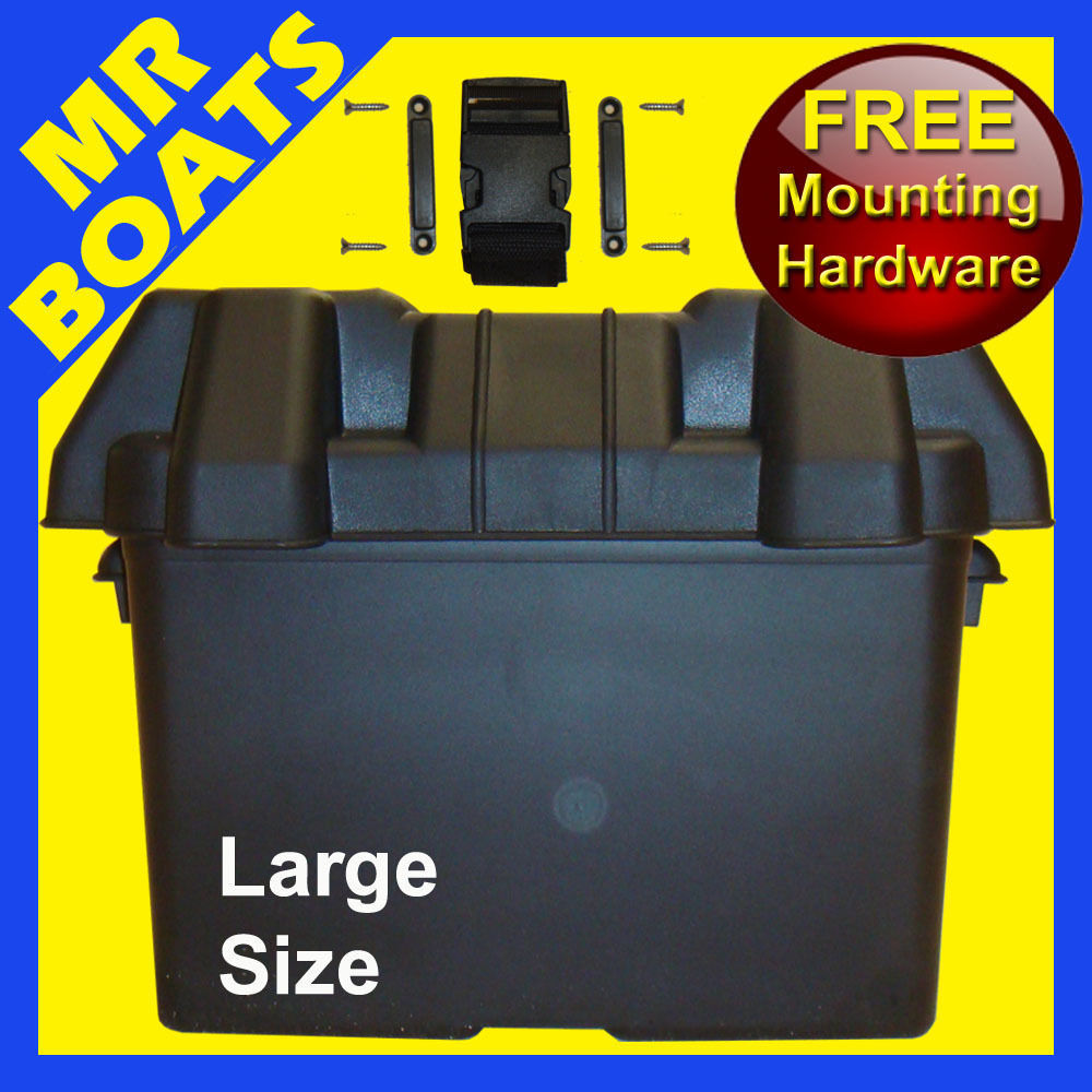 Island Large Battery Box Holder With Straps 27M Part 151020FP eBay