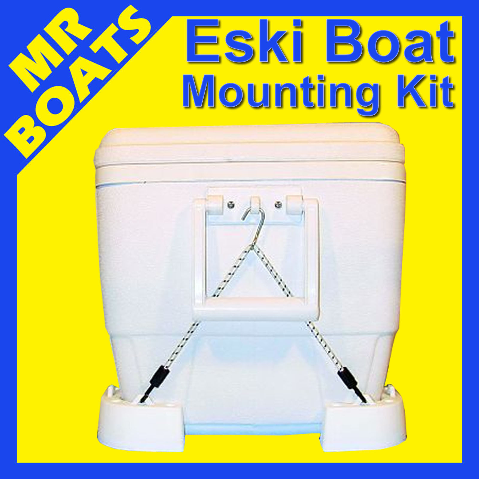 MARINE BOAT COOLER ICE BOX MOUNTING KIT TIE DOWN ESKI KIT NEW Free