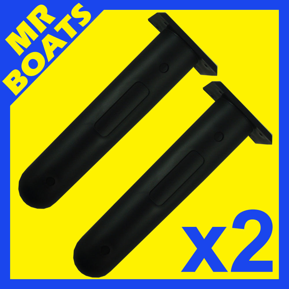 black rod holders for boat