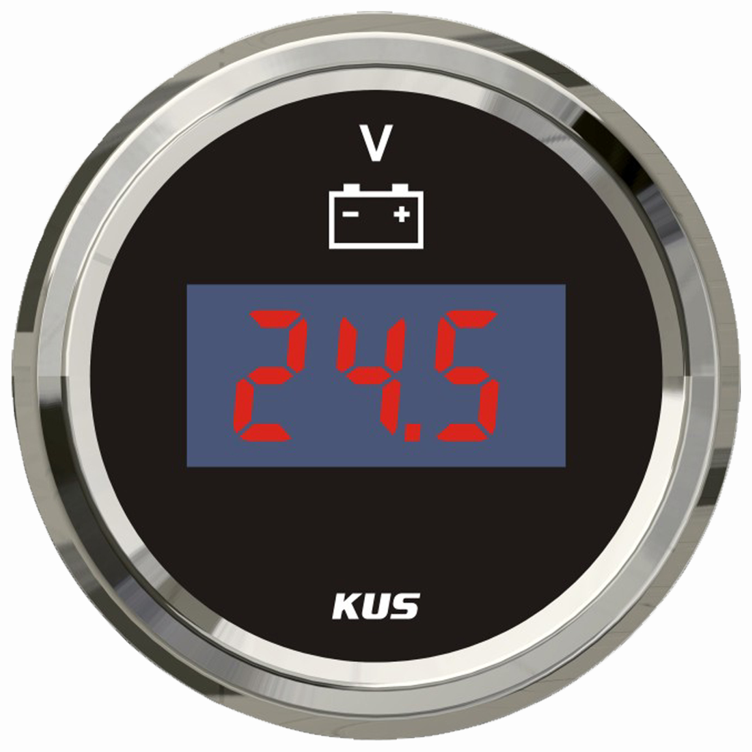 KKmoon Voltage Meter Gauge Voltmeter for Auto Car 2 52mm 8~16V Blue LED Light 