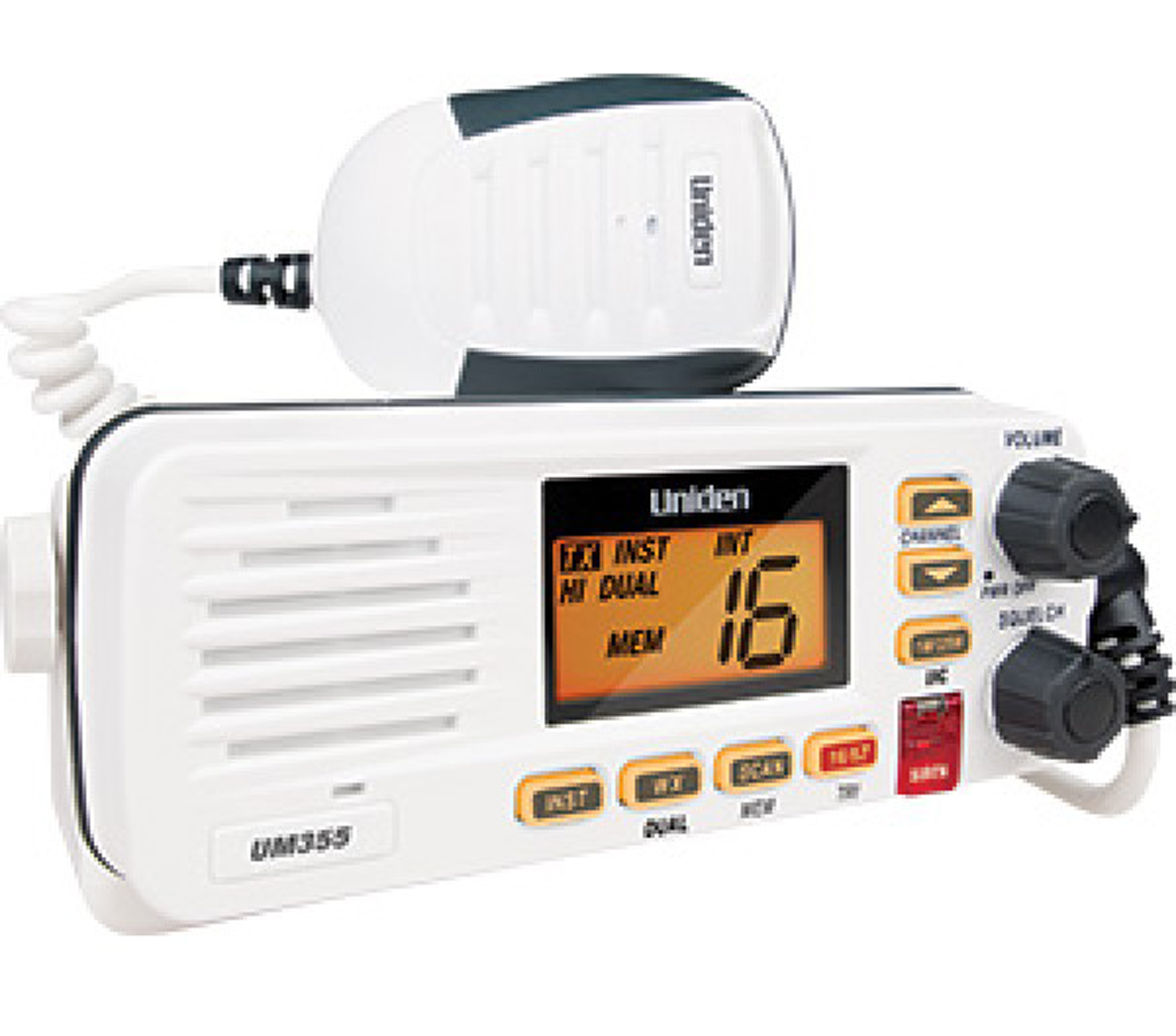 Uniden UM355 VHF Marine Radio Handheld Splashproof