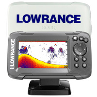 Lowrance Hook2 4X Fishfinder with Cover Incl Bullet Skimmer Transducer Colour Fish Finder Part#: 000-14013-001-COVER image