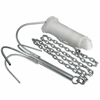Island 10mm - Reef Anchor Kit - Includes: 2M Gal Chain, 50M x 6mm Silver Rope & 2 Shackles - Boats up to 6 Metres Part #: 146407 image
