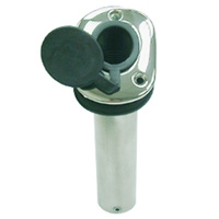 1 X Stainless Steel 30° Angled Rod holders & Caps image