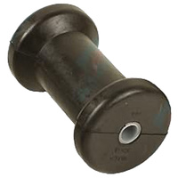 5"  Keel Boat Trailer Roller - Black Rubber Spool - Fiberglass boat 115mm image