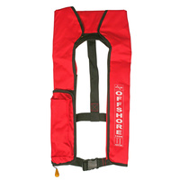 Axis Inflatable Manual Lifejacket - RED - 150N PFD1 Offshore Life Jacket 600125 image