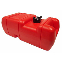 22 Litre - Outboard Fuel Tank with Gauge - Boat Marine Petrol Portable Tank 22 LT image