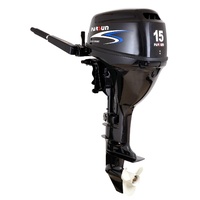 15HP PARSUN OUTBOARD MOTOR Short Shaft, Manual Start, 4-Stroke, WATER COOLED 2YR WARRANTY F15BMS image