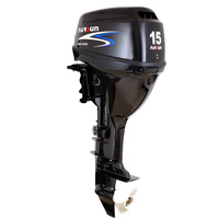 15HP PARSUN OUTBOARD MOTOR Forward Steer, Electric Start, Short Shaft, 4-Stroke, WATER COOLED 2YR WARRANTY F15FWS image