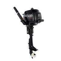 2.6HP PARSUN OUTBOARD MOTOR Short Shaft 4-Stroke, Manual Start, Tiller Steer, WATER COOLED, 2YR WARRANTY. F2.6BMS 2.6 hp image