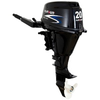 20HP PARSUN OUTBOARD MOTOR Short Shaft, 4-Stroke, Manual Start, WATER COOLED 2YR WARRANTY F20ABMS image