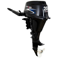 20HP PARSUN OUTBOARD Tiller Control / Long Shaft / EFI (Electronic Fuel Injection) 4-Stroke MOTOR With Electric Start Water Cooled Quite 2YR WARRANTY image