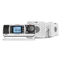 GME GR300 AM FM VHF Marine Radio receiver+ 2 Speakers White GR300WEP image