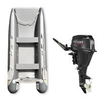 3.9m ISLAND INFLATABLE CAT BOAT + 20HP PARSUN OUTBOARD MOTOR " Unbeatable Package deal " 13FT Island Inflatable CAT - AIR-DECK - Complete Package image