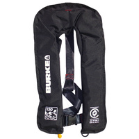 Burke Inflatable Lifejacket Manual Stylish Black Level 150 (PFD1) 150N image