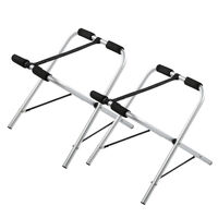 2 x (Pair) Kayak Canoe Jet Board Foldable Stands Aluminium Freestanding Storage Rack image