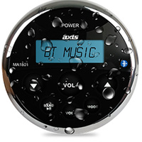 Axis MA1801 Marine Waterproof AM/FM Radio Stereo Bluetooth Music Player image