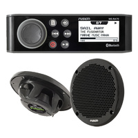 Fusion - RA70 - Marine Stereo 2 x 6" Black Speakers - Bluetooth Radio MS-RA70KTSA image