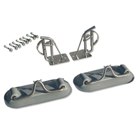 SNAP DAVITS for PVC Inflatable Boat Storage. Mounted to the Boats Transom image