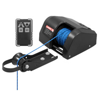 12V  Anchor Drum Winch - Wireless Remote - Model 25 Boats up to 20ft - 6m image
