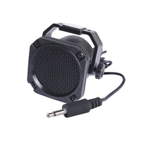GME SPK45B ✱ Water Resistant Extension Speaker ✱ BLACK Suits GX300, GX600A, GX600D Marine Radios With Lead, Plug, Mounting Bracket & Mounting Hardware image