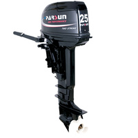 25HP PARSUN OUTBOARD MOTOR Long Shaft, 2-Stroke, Manual Start, WATER COOLED 2YR WARRANTY T25BML image