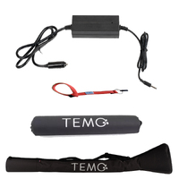 TEMO ELECTRIC OUTBOARD MOTOR " ACCESSORIES " PACKAGE DEAL. Includes: Carry Bag, Float, 12V Charger & Extra Safety Lanyard image
