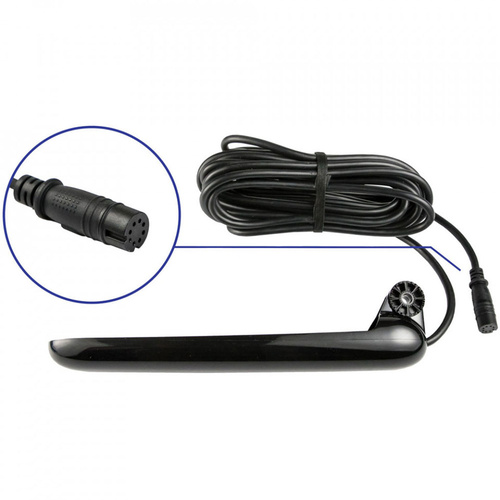 Lowrance Tripleshot Skimmer Transducer Suits Hook2 5, 7, 9, 12 Models High Chirp Sidescan Downscan Imaging Transom Mount Part#: 000-14029-001