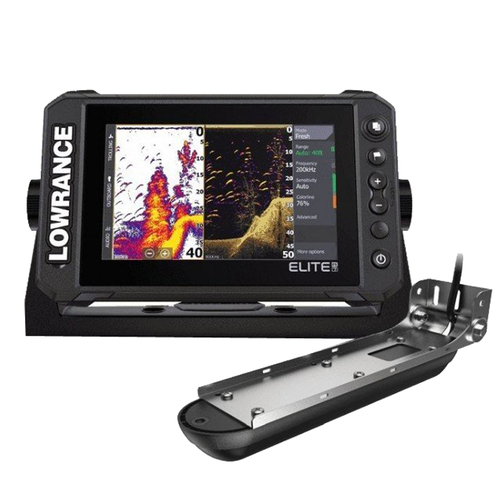 Lowrance Elite 7 FS Combo Including Active Imaging 3-In-1 Transducer Transom Mount Part#: 000-15691-001