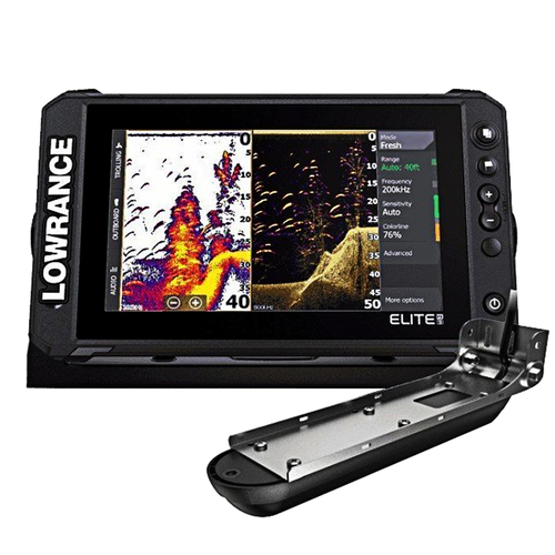 Lowrance Elite 9 FS Combo Including Active Imaging 3-In-1 Transducer Transom Mount Part#: 000-15695-001