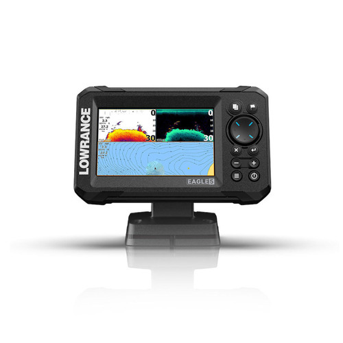 Lowrance Eagle 5" Fishfinder / Chartplotter Splitshot Heavy Duty Transducer with AUS/NZ Enhanced Embedded Charts Part #: 000-16113-001
