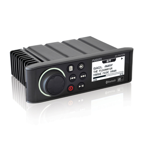 Fusion Marine Stereo Bluetooth NMEA 2000 IPOD MP3 AM FM RA70N Part #: 010-01516-11