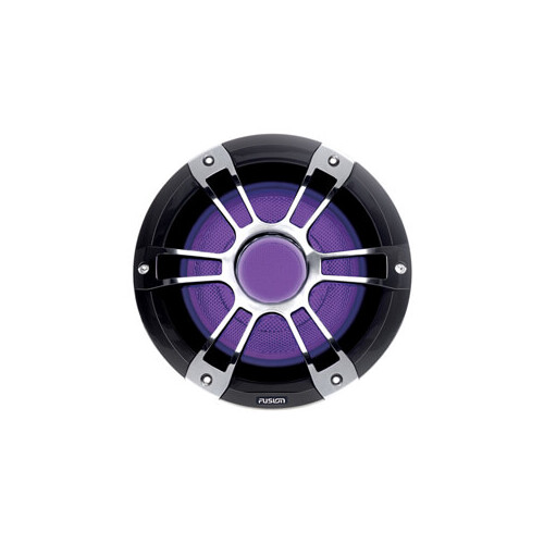 FUSION 10" 600 Watt Sports Chrome Marine Subwoofer with CRGBW Garmin Part #: 010-02435-11