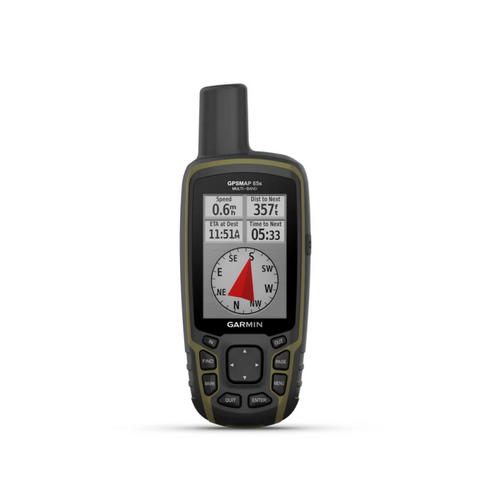 Garmin GPSMAP 65s Multi-band Multi-GNSS Handheld Outdoor GPS with Sensor Part #: 010-02451-12