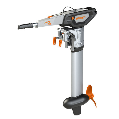 TORQEEDO Cruise 3.0TL Electric Outboard Motor Long Shaft Tiller Steer 6HP 3000W Part#: 1265-00 Epropulsion Navy Killa