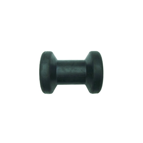 4"  Keel Boat Trailer Roller - Black Rubber Spool - Fiberglass boat 100mm
