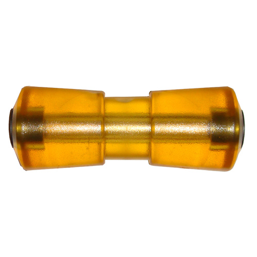 Keel Boat Trailer Roller 8" (200mm) Polyurethane Yellow Cotton reel
