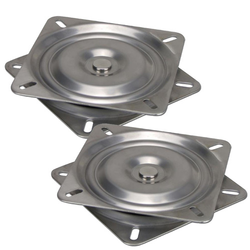 2 X BOAT SEAT SWIVEL MOUNT BASES ✱ STAINLESS STEEL ✱ 360 Degree Heavy Duty Marine Chair